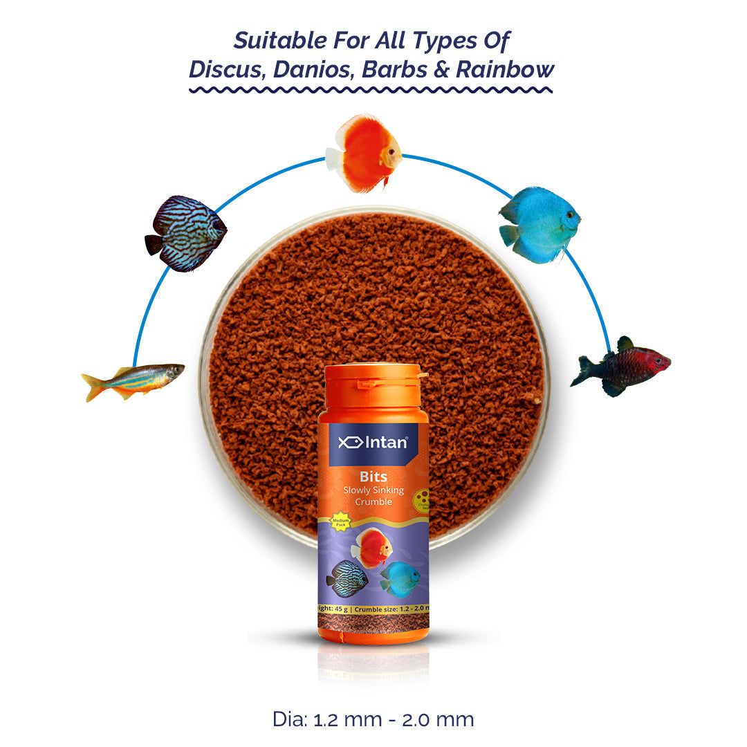 Discus Bits Slow Sinking Crushable Crumble