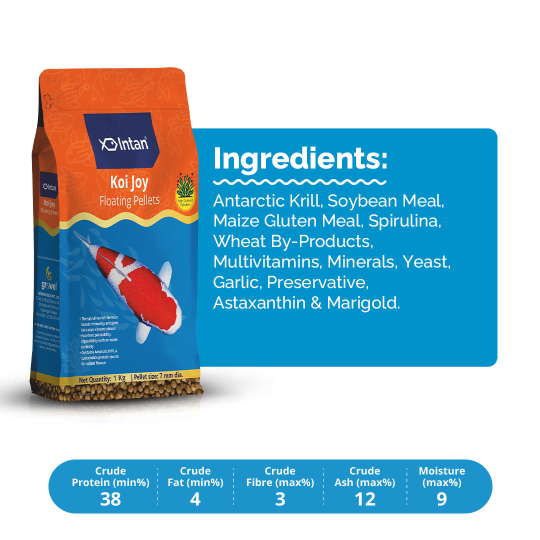 Koi Fish Food  Floating Joy Pellets-1000g