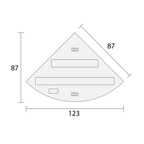Trigon 350 LED - Black