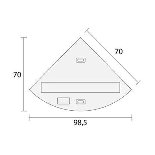 Trigon 190 LED - Black