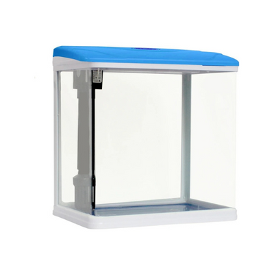 MJ-368 Glass Aquarium with LED Light & Filter – 22L