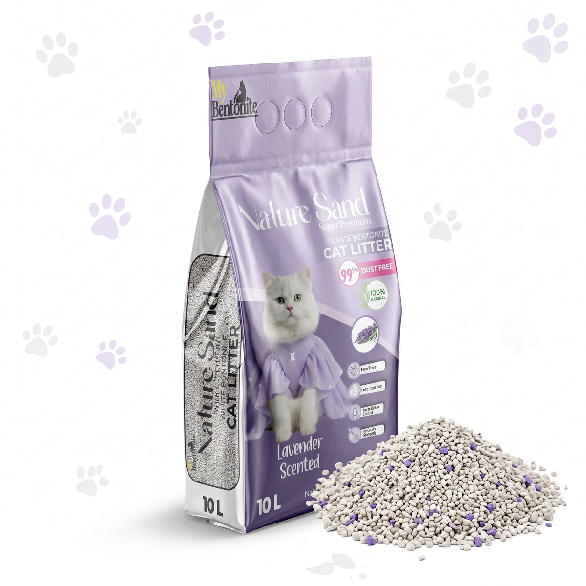 Nature Sand Lavender Scented – 10L | Fiora Qatar