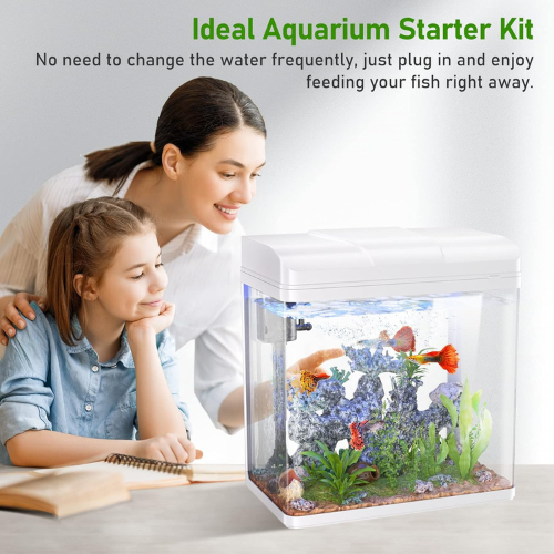 PF-285 Glass Aquarium with LED Light & Filter – 13L
