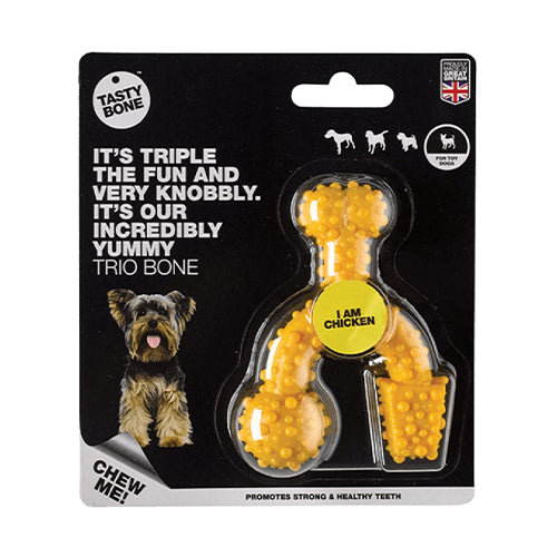 TastyBone Nylon Trio Toy Dog - Chicken