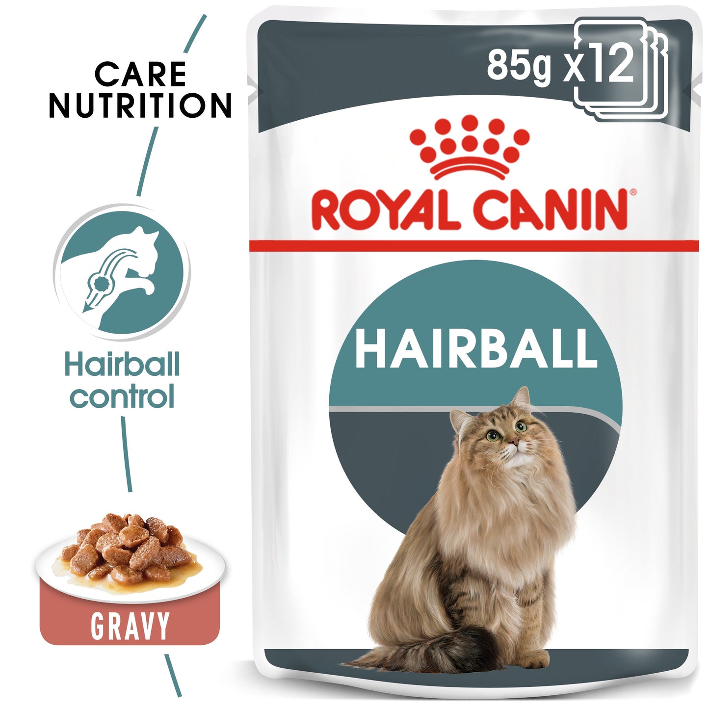 Feline Care Nutrition Hairball Gravy Wet Food - 85g