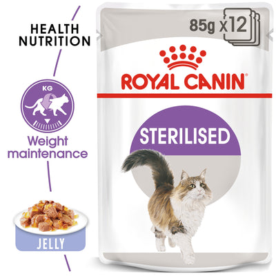 Feline Health Nutrition Sterilised Jelly Wet Food - 85g