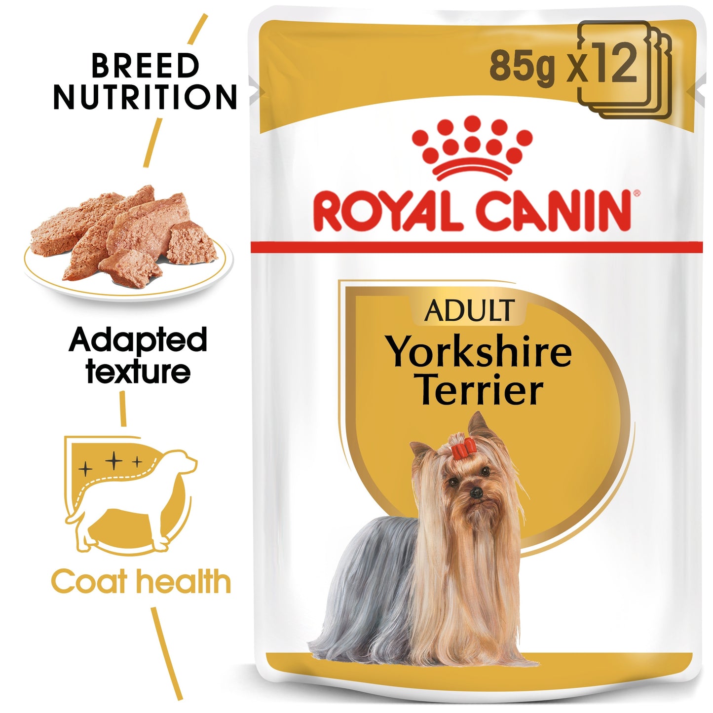 Breed Health Nutrition Yorkshire Adult Wet Food - 85g