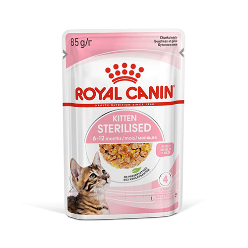 Feline Health Nutrition Kitten Sterilised Jelly Wet Food - 85g