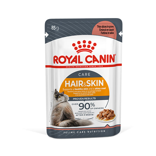 Feline Care Nutrition Hair & Skin Gravy Wet Food - 85g