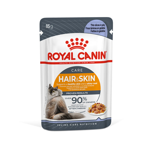 Feline Care Nutrition Hair & Skin Jelly Wet Food - 85g