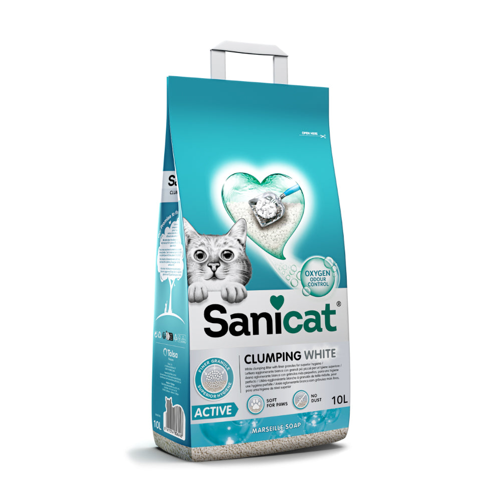 Sanicat Clumping White Active 10 L
