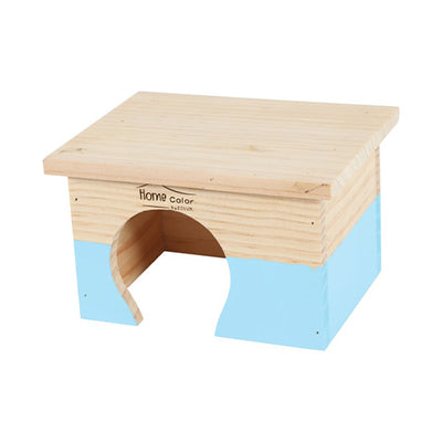 Rectangular Home Color Wooden House - Small/Blue