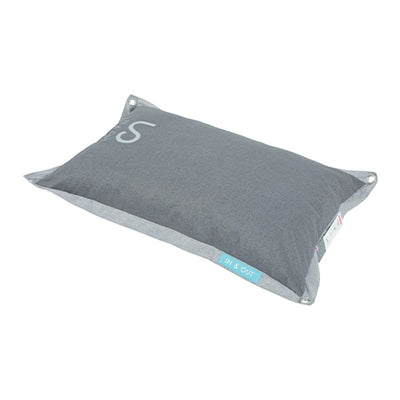 In/Out Cushion with Removable Cover Grey