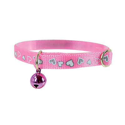 Reflective Heart Collar Orange