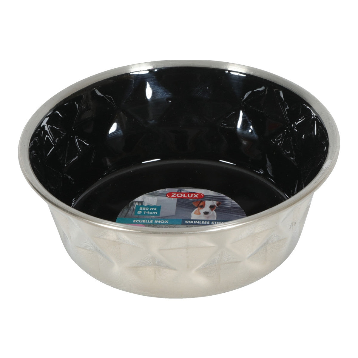 Diamonds Stainless Non-Slip Dog Bowls