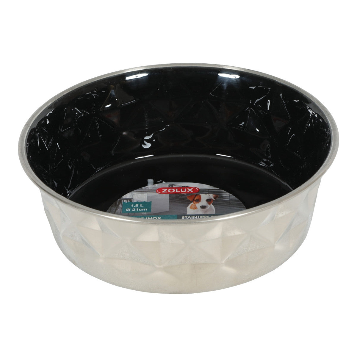 Diamonds Stainless Non-Slip Dog Bowls