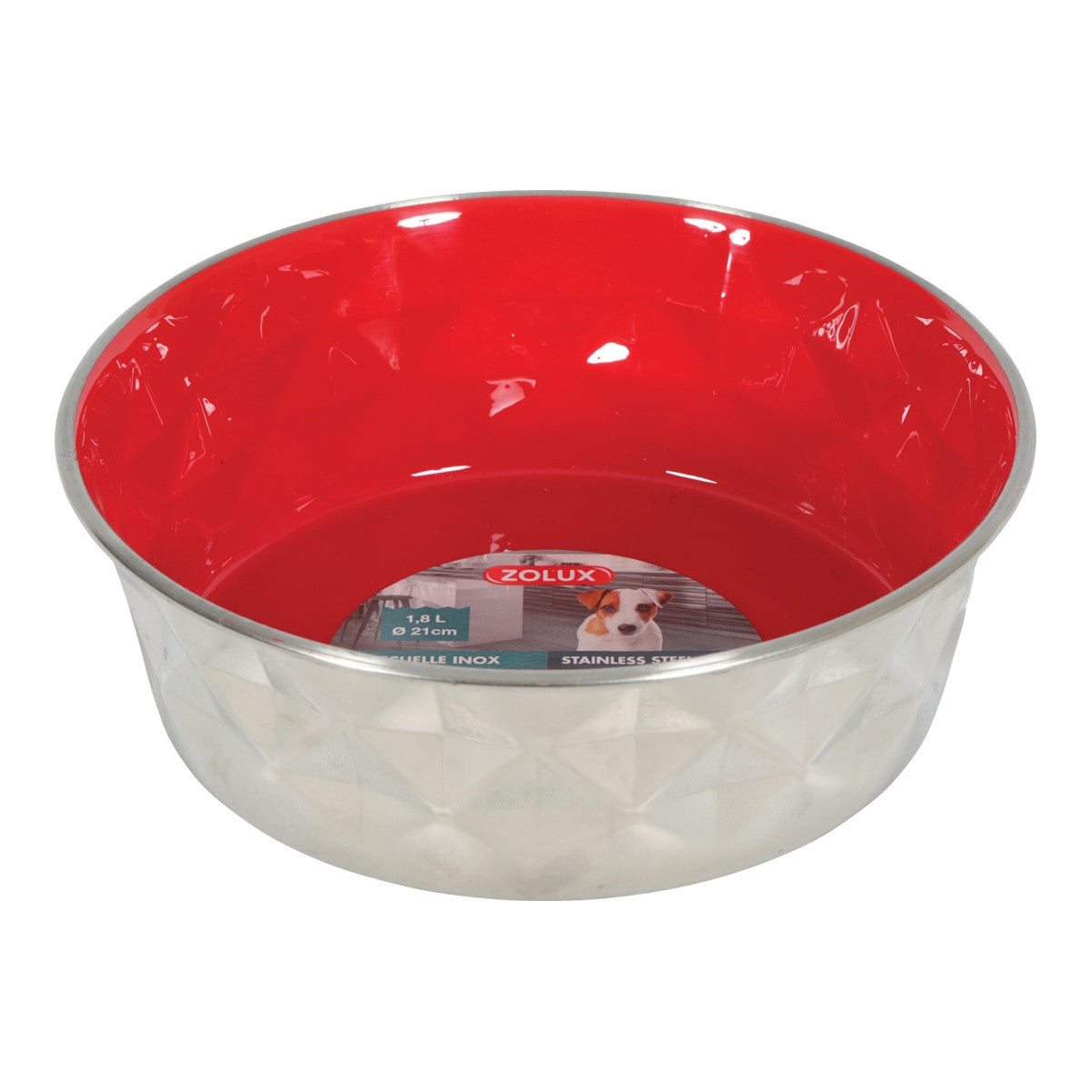 Diamonds Stainless Non-Slip Dog Bowls