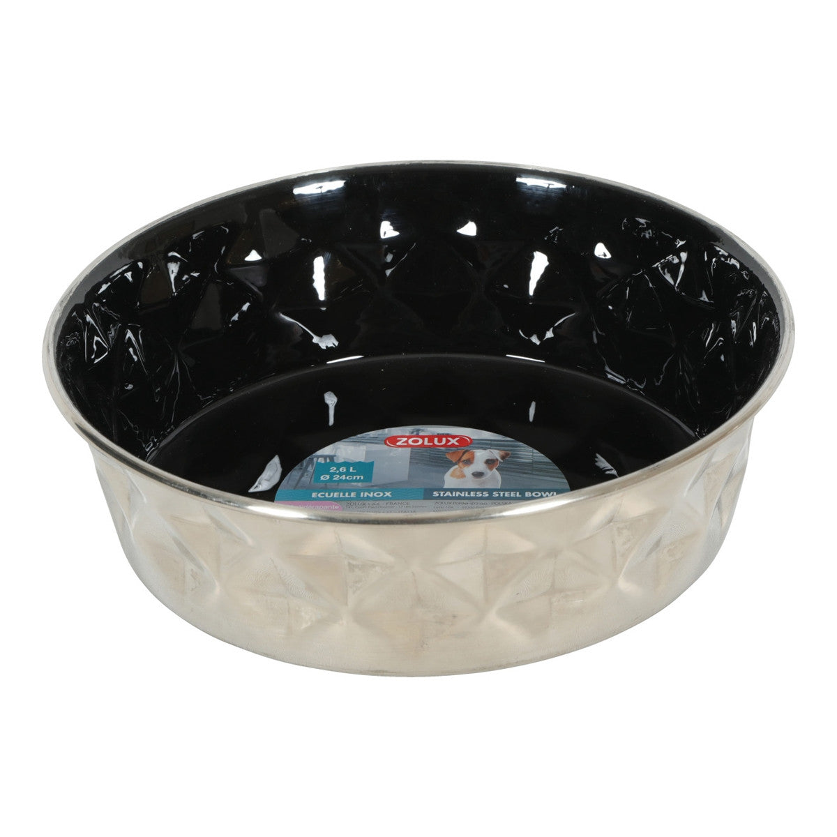 Diamonds Stainless Non-Slip Dog Bowls