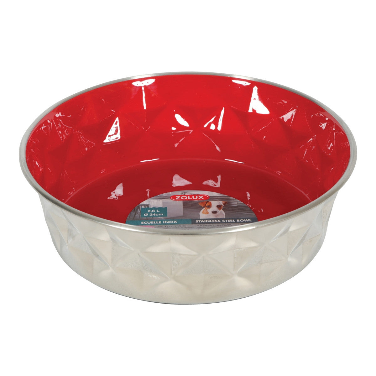 Diamonds Stainless Non-Slip Dog Bowls