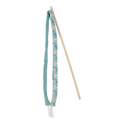 Ethicat Leaf Ribbon Wand Toy