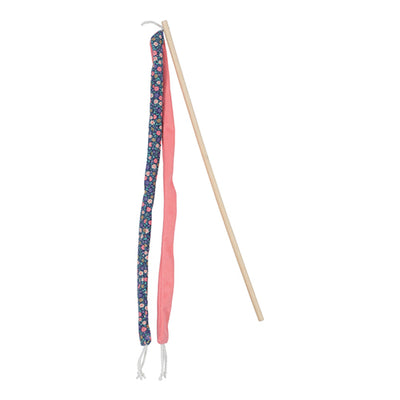 Ethicat Floral Ribbon Wand Toy