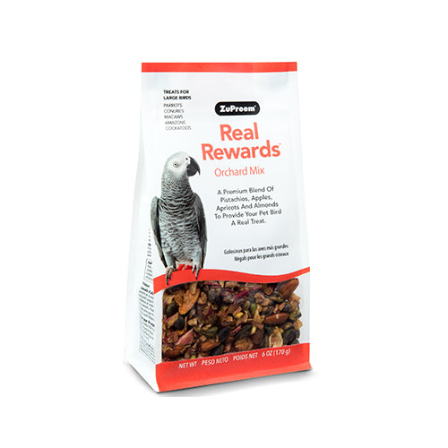 Real Reward Large Parrot Treats - Orchard Mix 170g