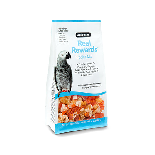 Real Reward Large Parrot Treats - Tropical Mix 170g