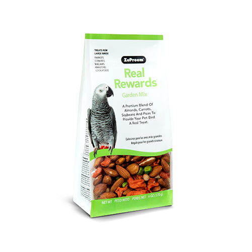 Real Reward Large Parrot Treats - Garden Mix 170g