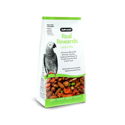 Real Reward Large Parrot Treats - Garden Mix 170g