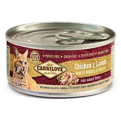 Carnilove WMM Chicken & Lamb for Adult Cats 100g