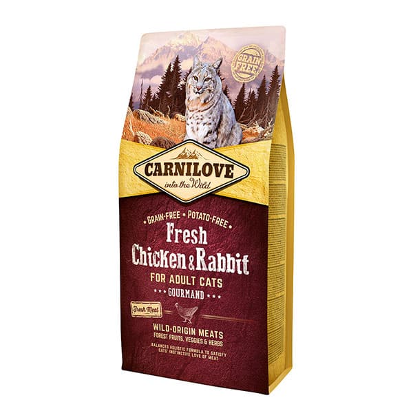 Carnilove Fresh Chicken & Rabbit Gourmand for Adult Cats