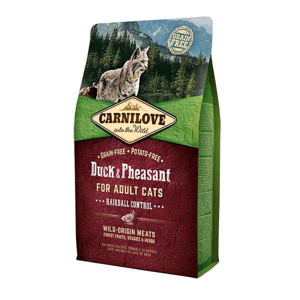 Carnilove Duck & Pheasant for Adult Cats – Hairball Control