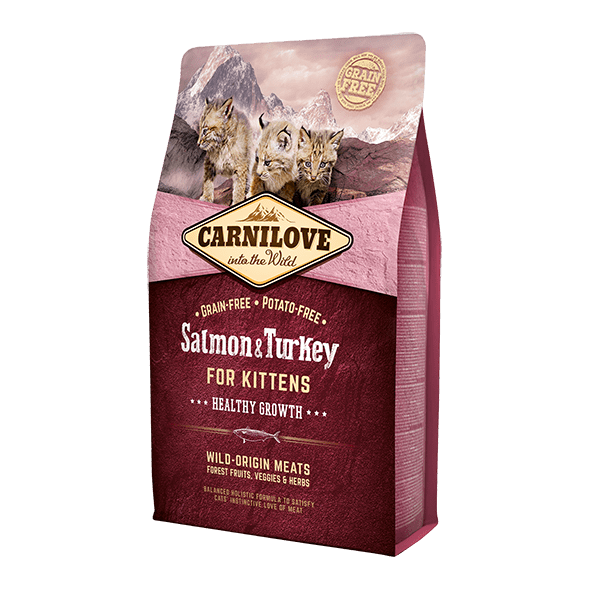 Carnilove Salmon & Turkey for Kittens – Healthy Growth