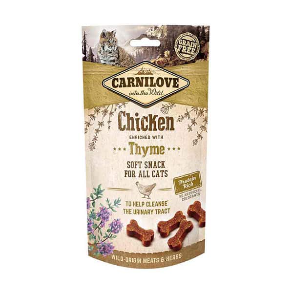 Carnilove Cat Semi Moist Snack Chicken enriched with Thyme 50g