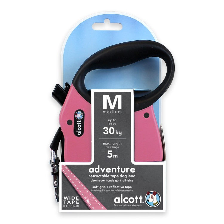 Adventure Retractable Leash, 5 m - Medium