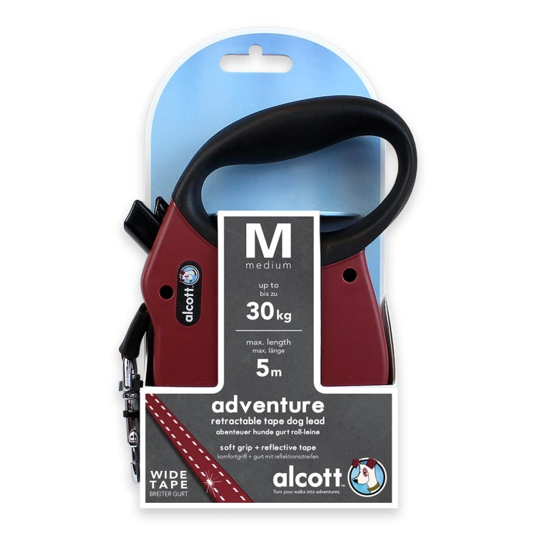 Adventure Retractable Leash, 5 m - Medium