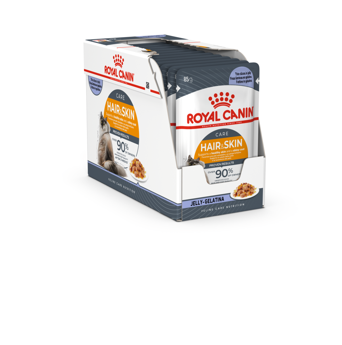 Feline Care Nutrition Hair & Skin Jelly Wet Food - 85g