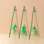 Cat-Teasing - Green Bamboo Plastick Pole