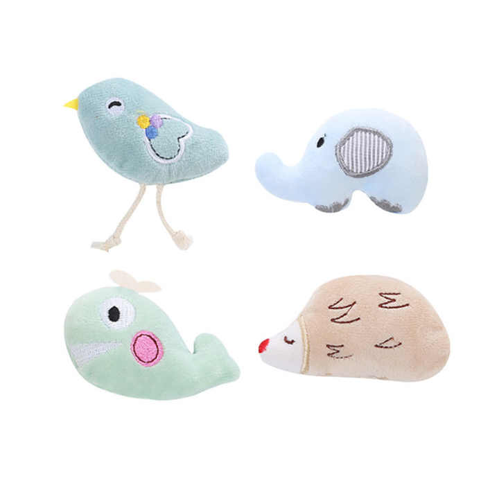 Plush Animal Pattern Catnip Toys