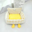Big Eye Checked Cat Dog Sofa Bed - Medium