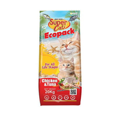 Cat Dry Food EcoPack – Chicken & Tuna (Adult + Kitten Formula) – 20kg