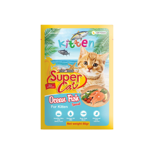 Supercat Kitten Ocean Fish Special Pouch 85gr