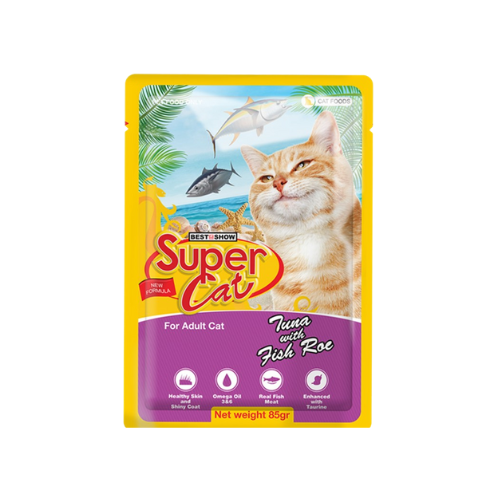 Supercat Tuna with Fish Roe Pouch 85gr