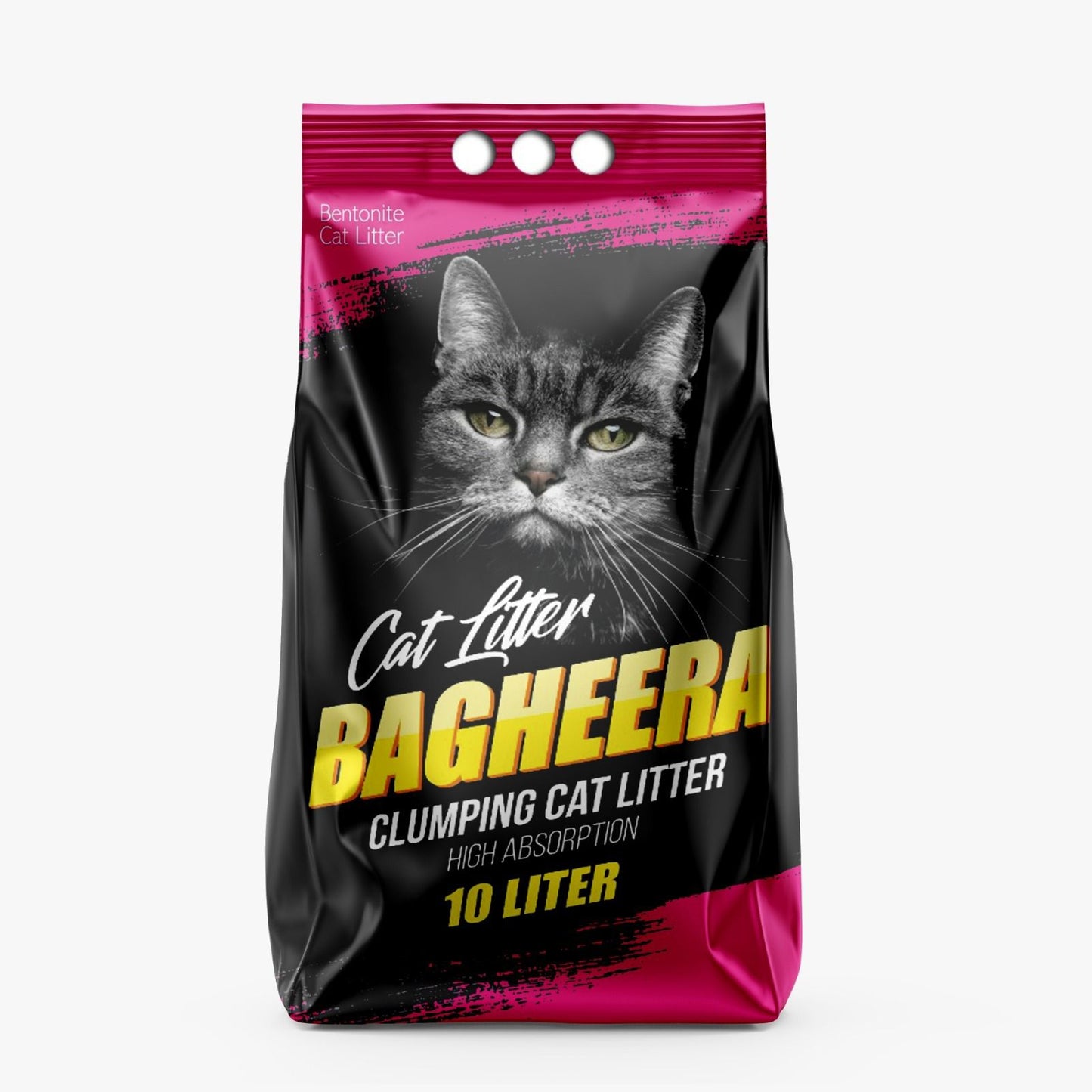 Bagheera Clumping Cat Litter 10L Rose