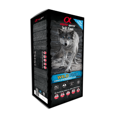 Soft Food for Adult Dogs – Wild Fish 9 kg Box (45 Trays x 200g) – Omega-Rich, Grain-Free