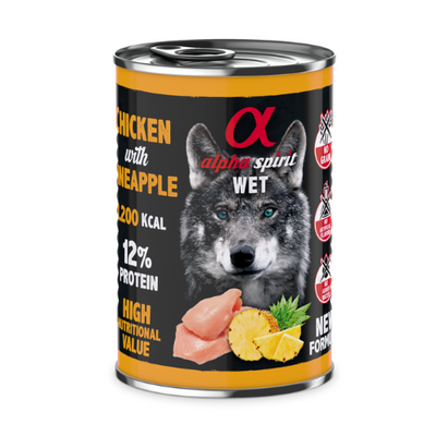 Canned Dog Food – Chicken with Pineapple (400g)