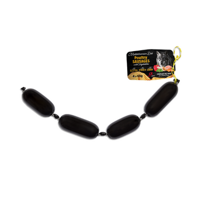 Mediterranean Sausages – Poultry with Vegetables (4 x 65g)