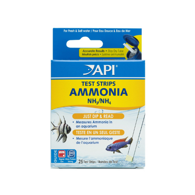 API Ammonia NH3/NH4 Test Strips, 25 count