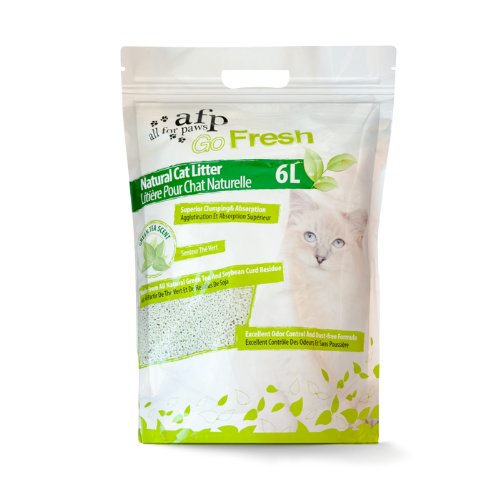 Clumping Natural Cat Litter – Green Tea Scent (6L)