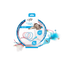 Modern Cat – Spiral Cat Tunnel Toy (Blue/Pink)